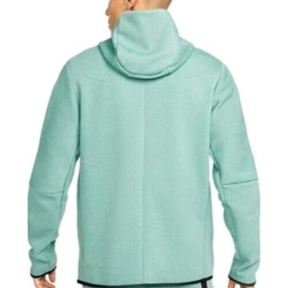 Nike Sportswear Tech Fleece Full Zip Green Jacket DR9150-361 Men's Sizes S - XL - Picture 2 of 7